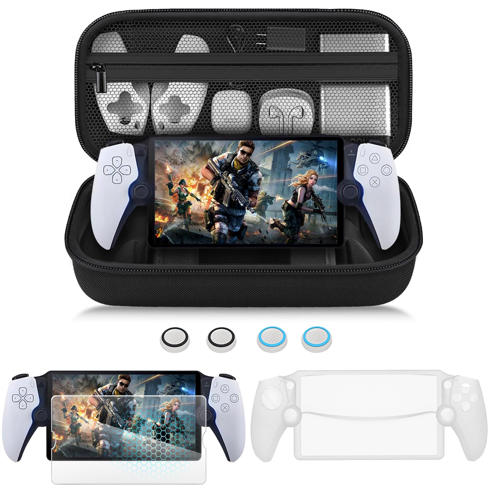 PlayStation Portal 本体 ハードカバー付き Amazon | SMART ELF【PlayStation Portal専用4点セット】PS5 リモート